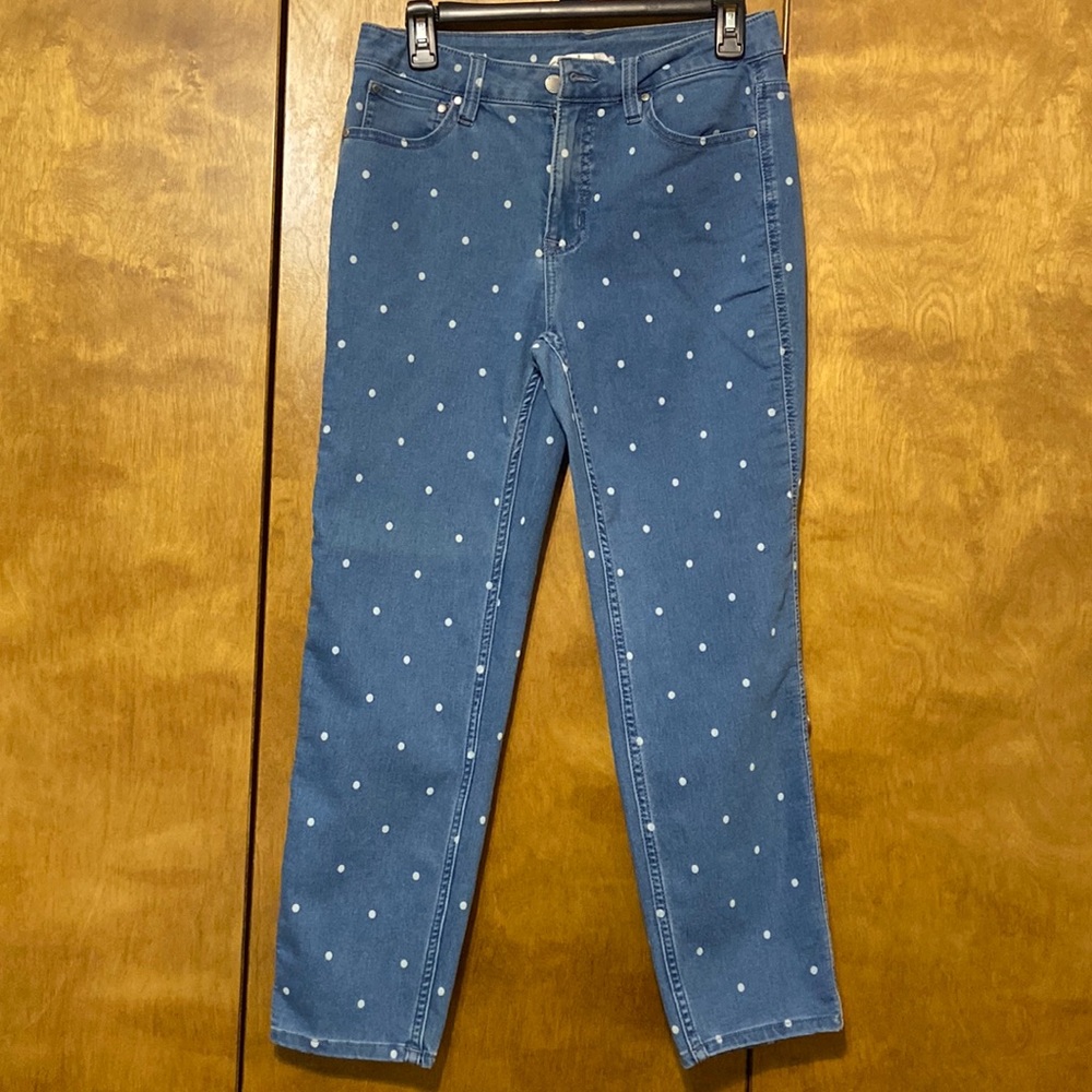 Workshop Rwpublic polka dotted jeans.  Size 8